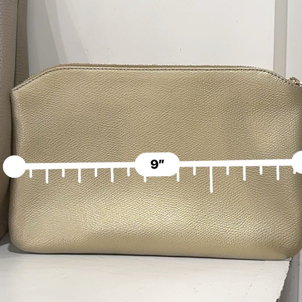 Furla Gold Cosmetic Bag Elegant Design - Picture 8 of 8